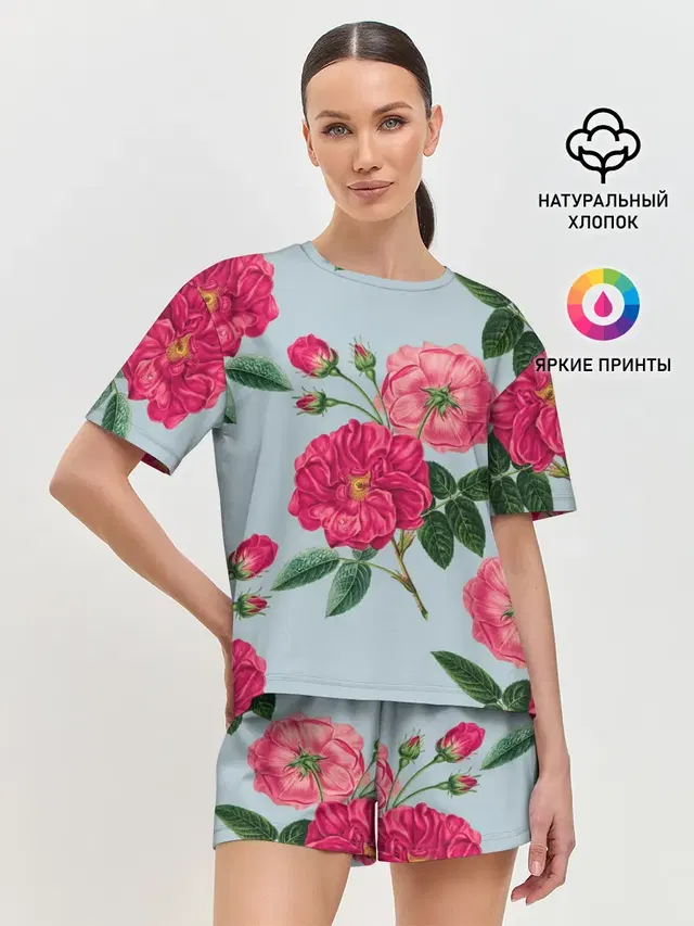 Женская пижама с шортами
