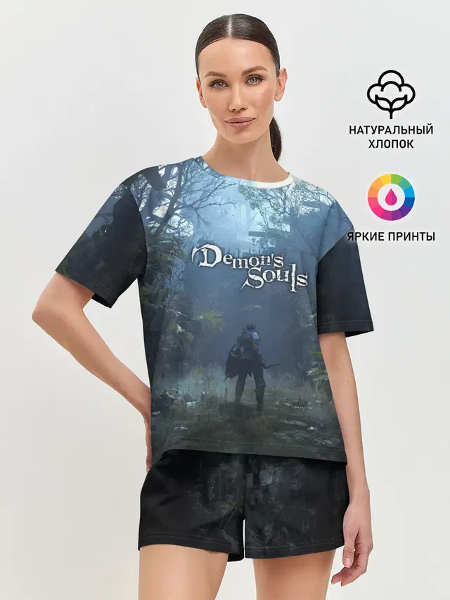 Женская пижама с шортами