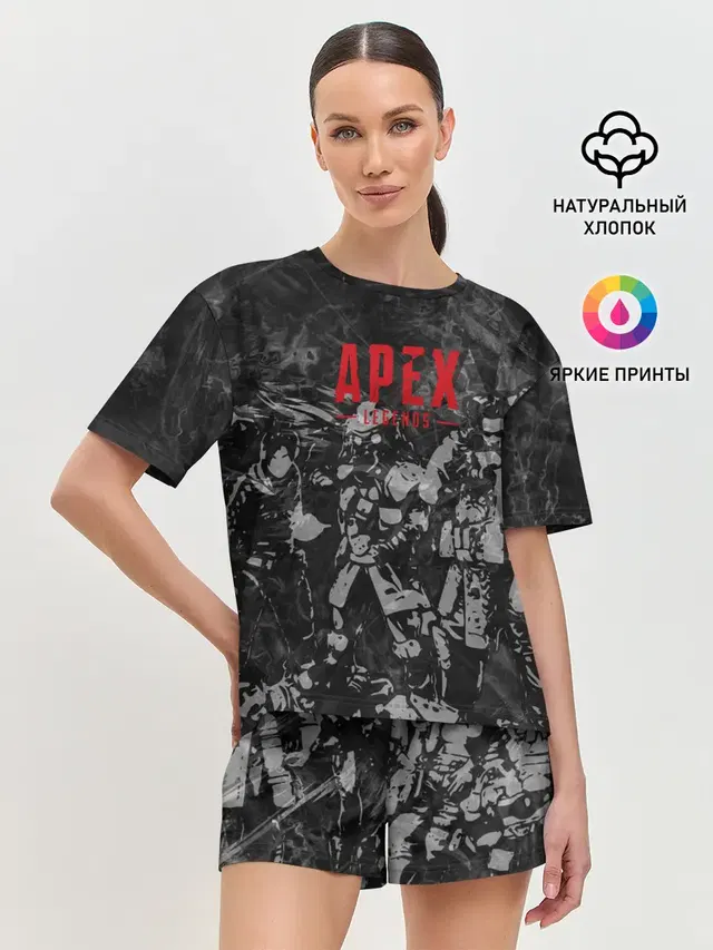 Женская пижама с шортами