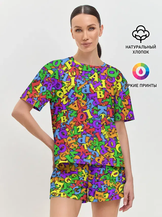Женская пижама с шортами