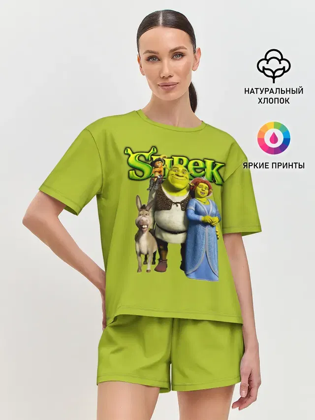 Женская пижама с шортами