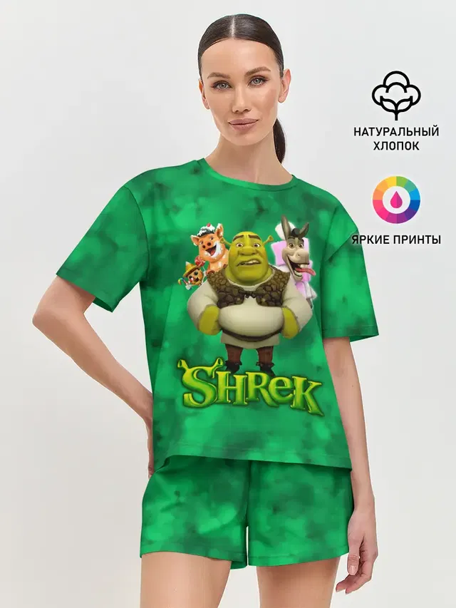 Женская пижама с шортами