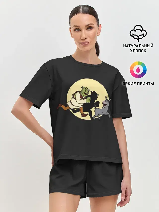 Женская пижама с шортами