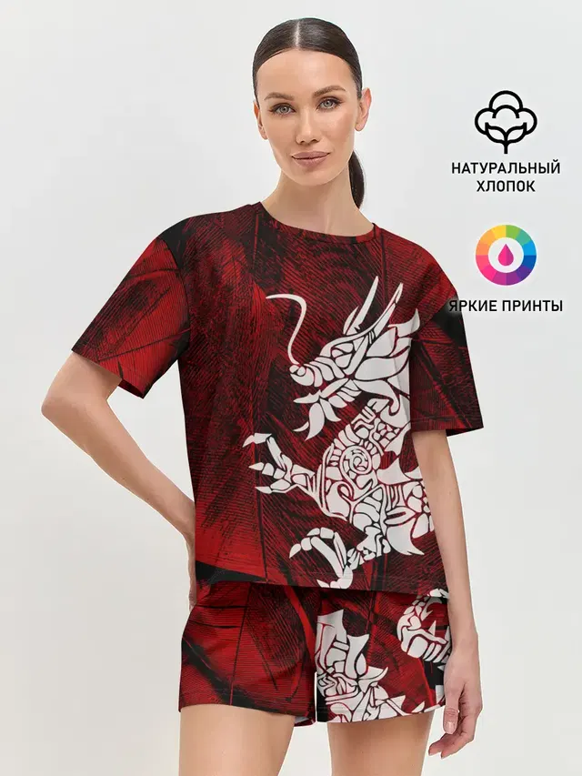 Женская пижама с шортами