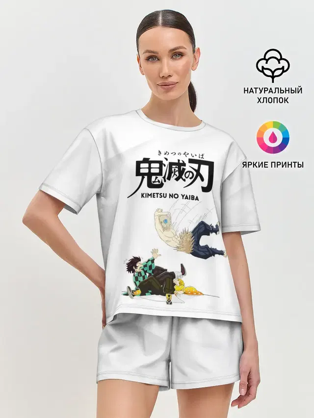 Женская пижама с шортами