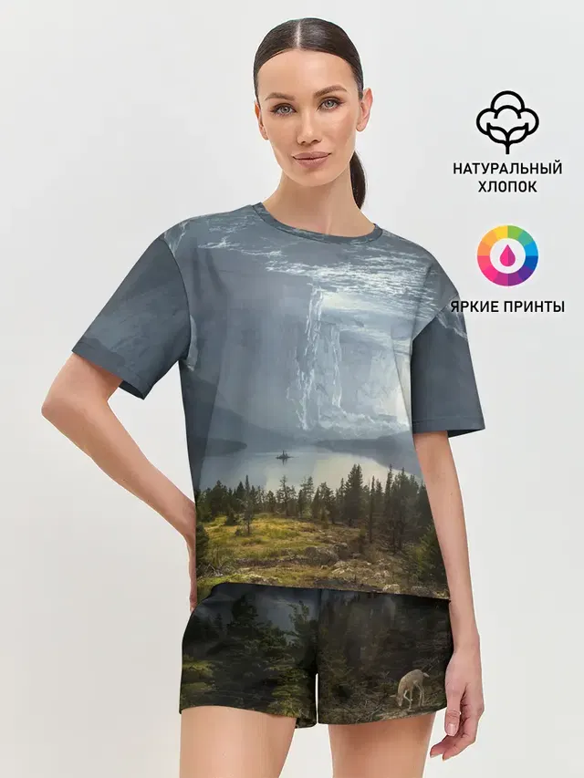 Женская пижама с шортами