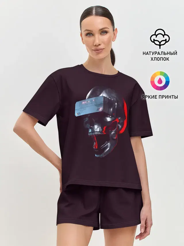 Женская пижама с шортами