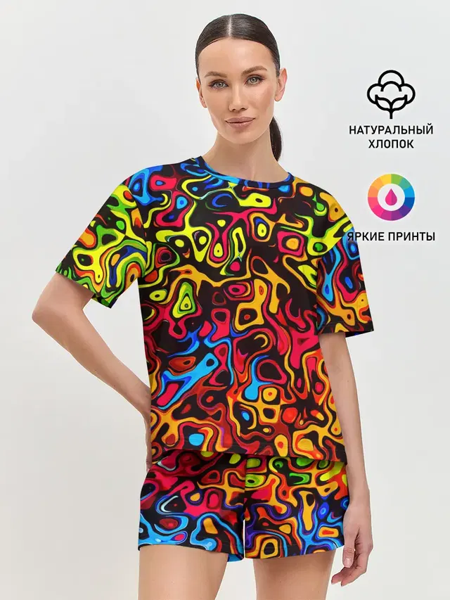 Женская пижама с шортами