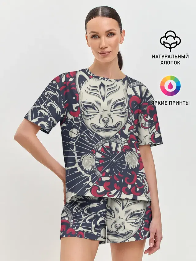 Женская пижама с шортами