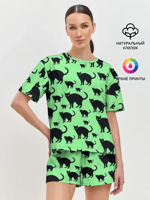 Женская пижама с шортами