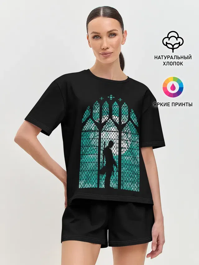 Женская пижама с шортами