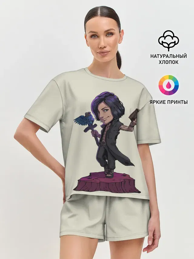 Женская пижама с шортами