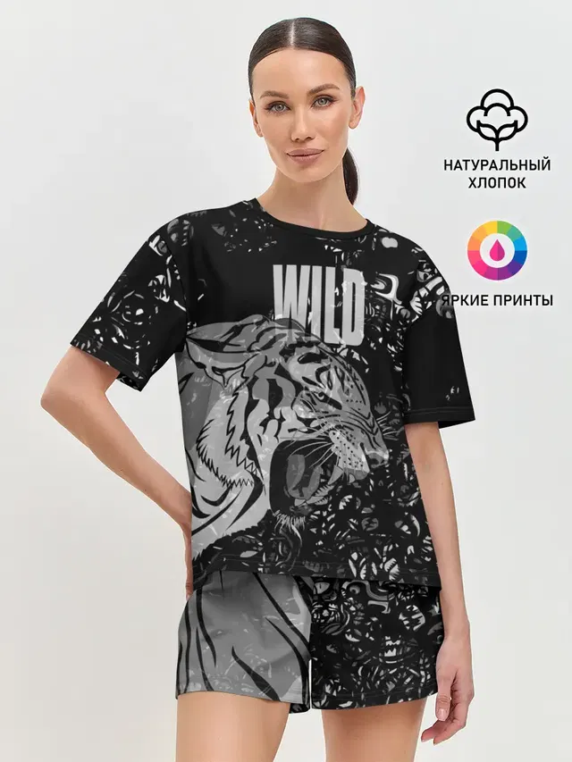 Женская пижама с шортами