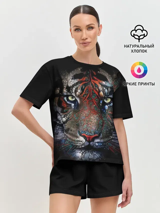 Женская пижама с шортами