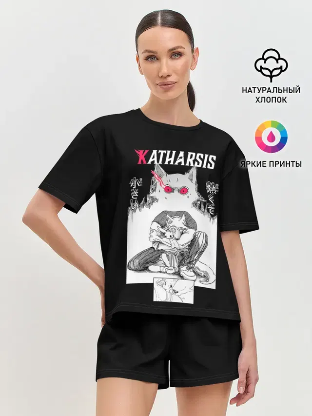 Женская пижама с шортами