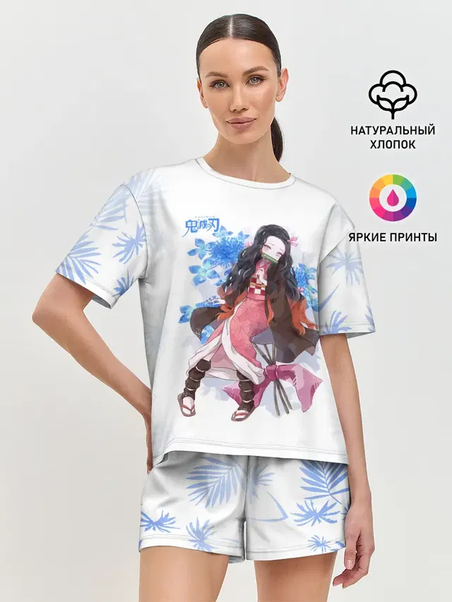 Женская пижама с шортами