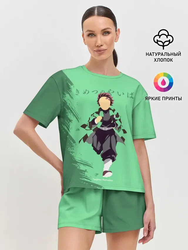 Женская пижама с шортами