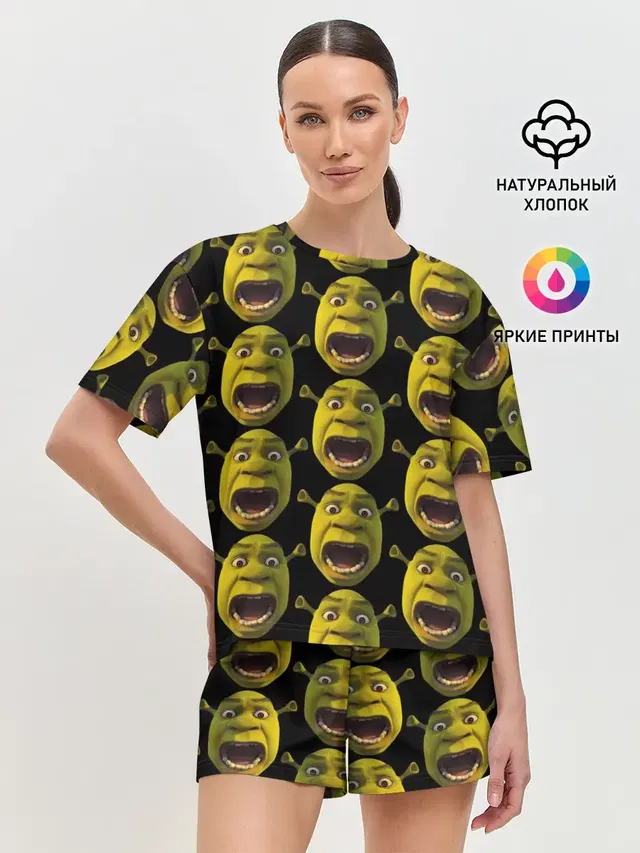 Женская пижама с шортами