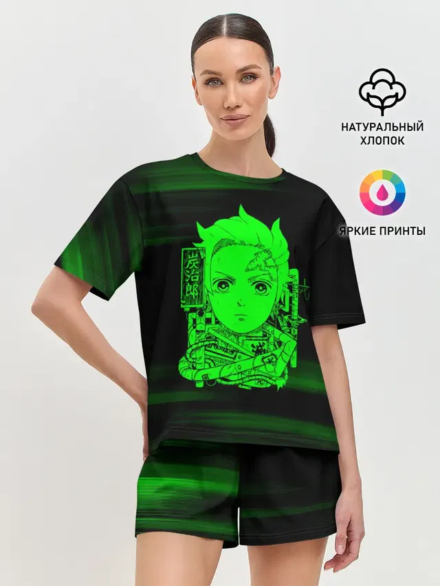 Женская пижама с шортами
