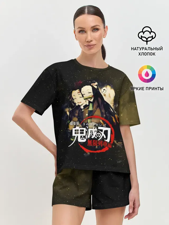 Женская пижама с шортами