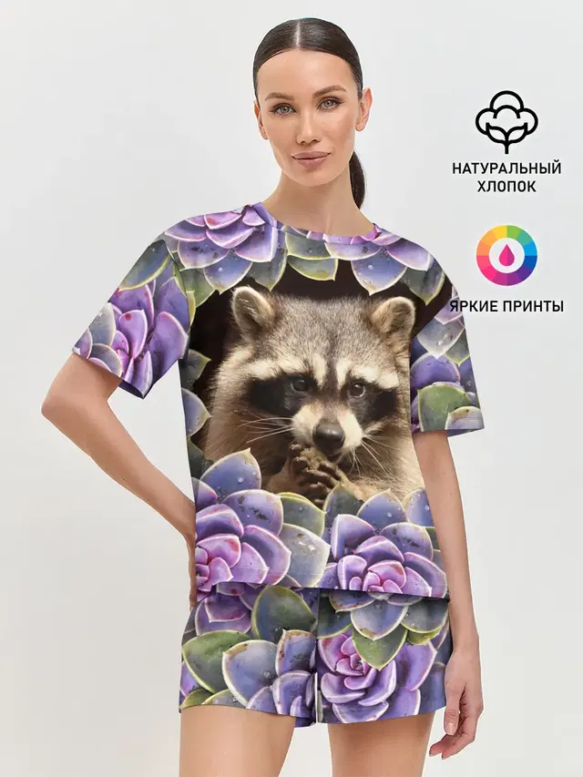 Женская пижама с шортами