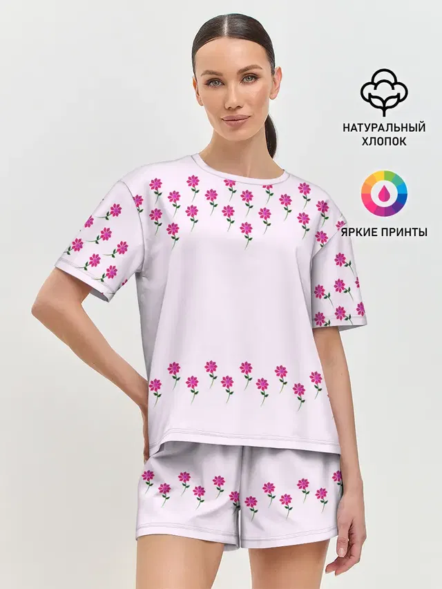 Женская пижама с шортами