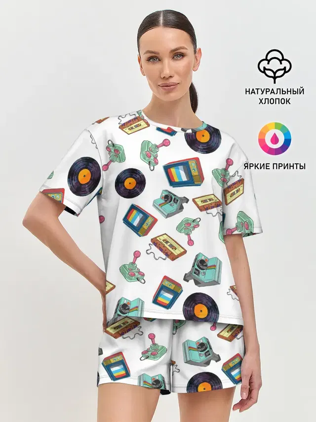 Женская пижама с шортами