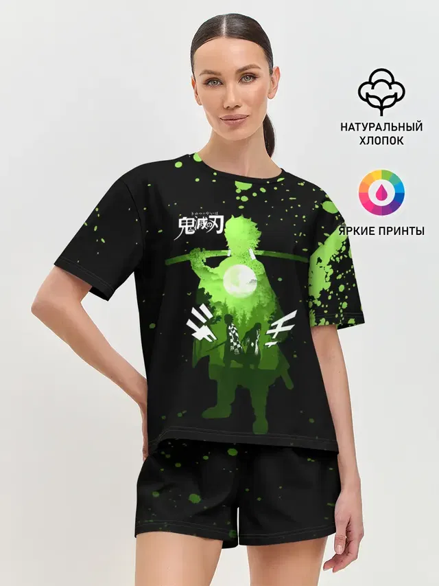 Женская пижама с шортами