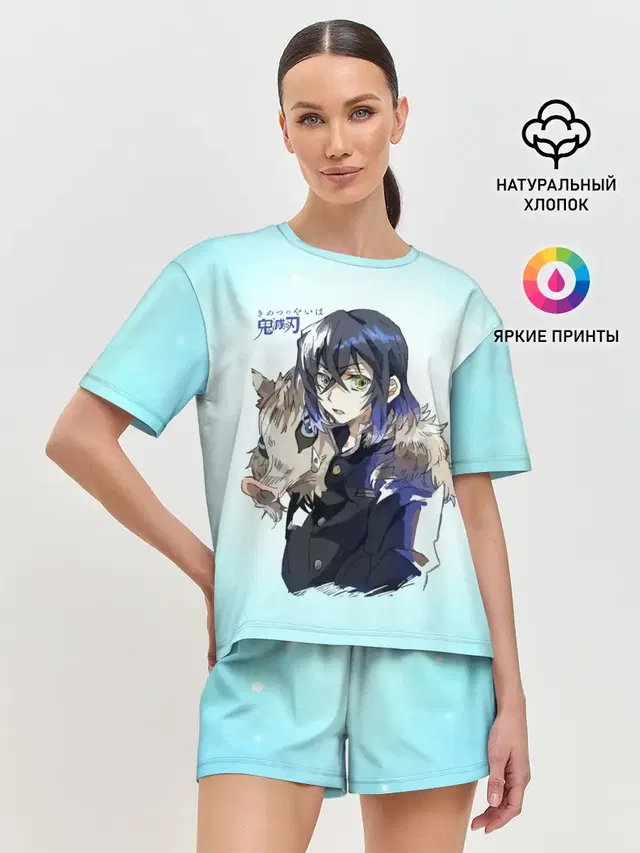 Женская пижама с шортами
