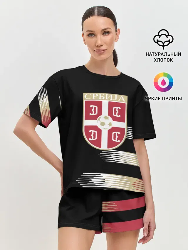Женская пижама с шортами