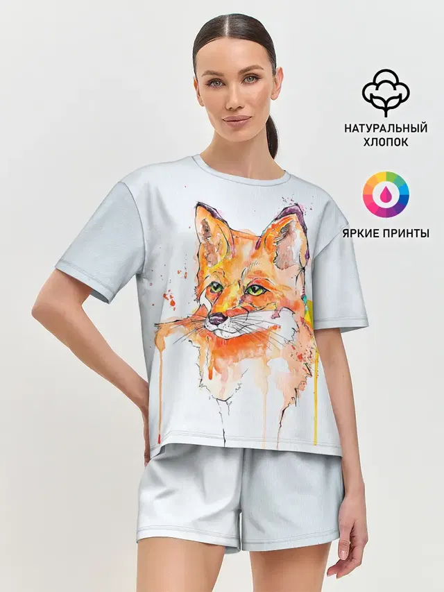 Женская пижама с шортами