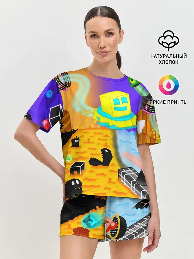 Женская пижама с шортами