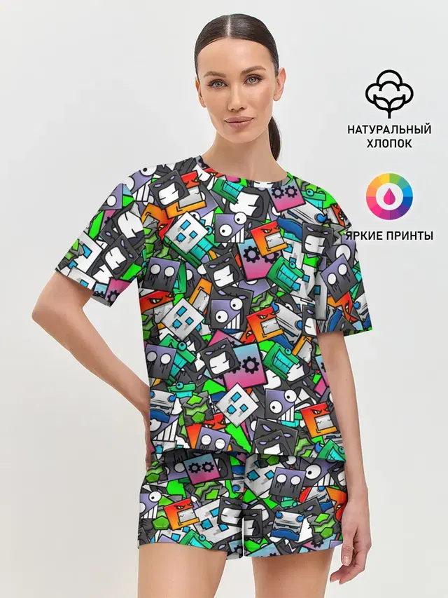 Женская пижама с шортами