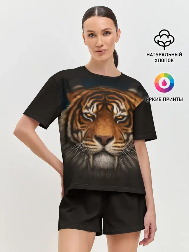 Женская пижама с шортами