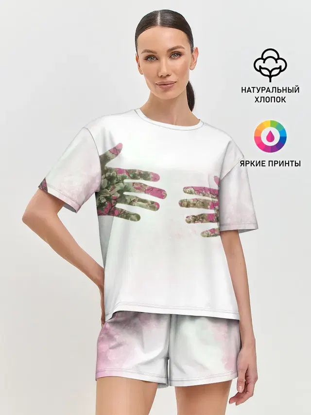 Женская пижама с шортами