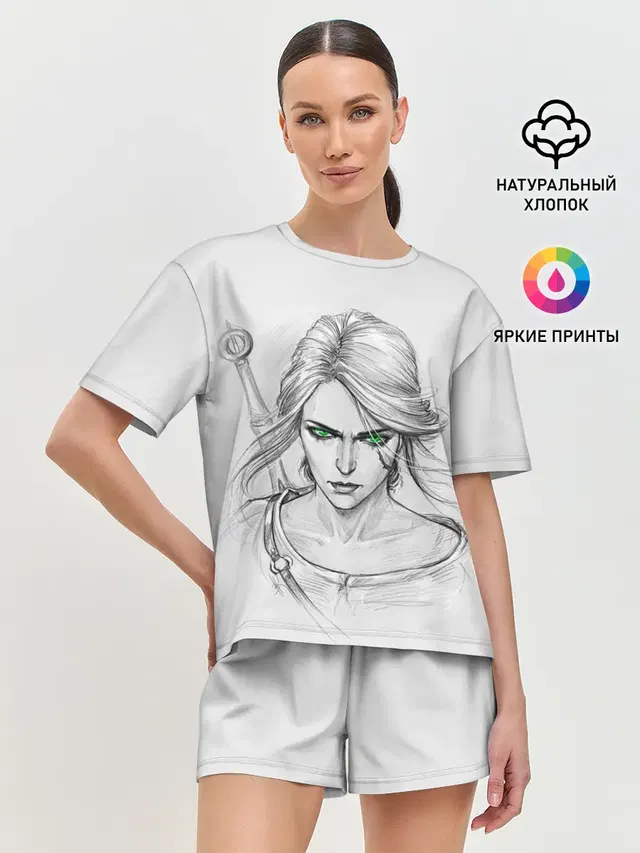 Женская пижама с шортами