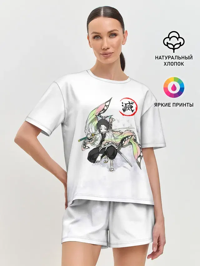 Женская пижама с шортами