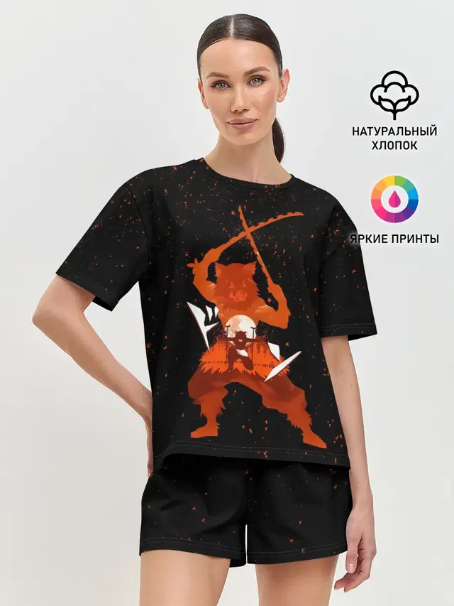 Женская пижама с шортами
