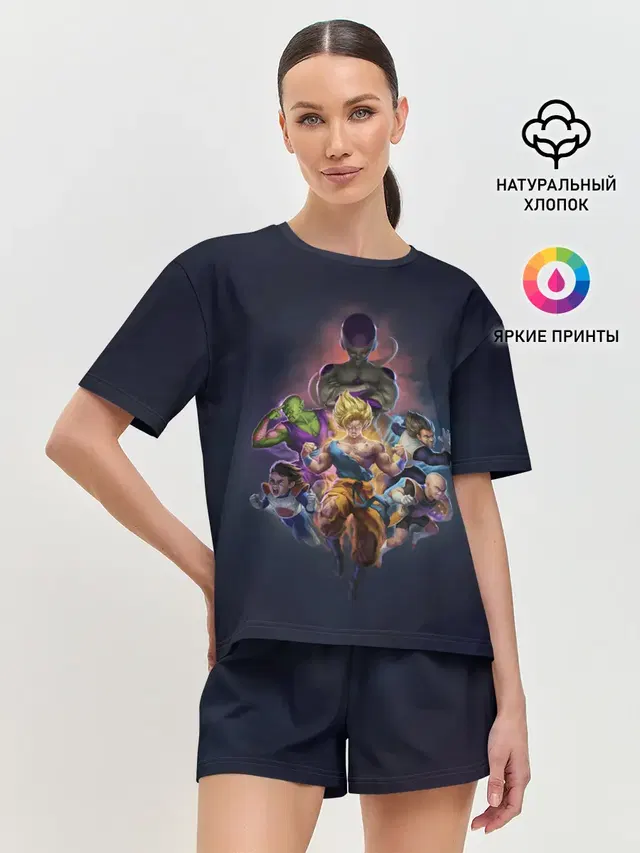Женская пижама с шортами