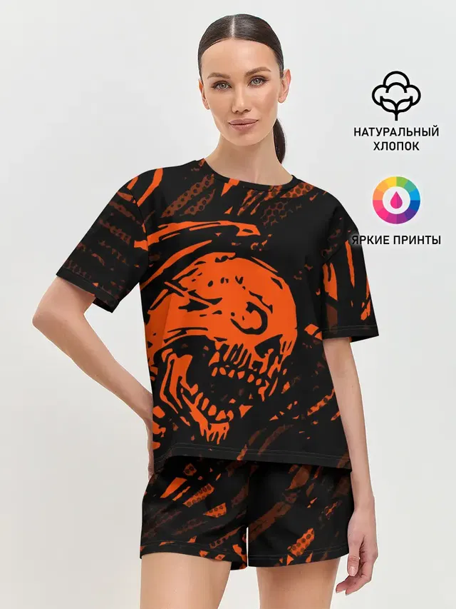 Женская пижама с шортами