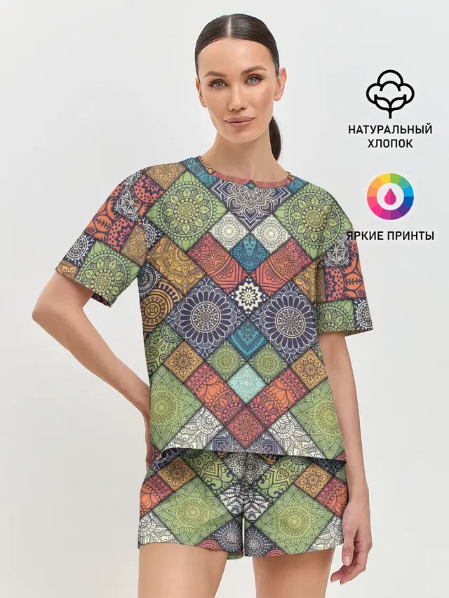 Женская пижама с шортами