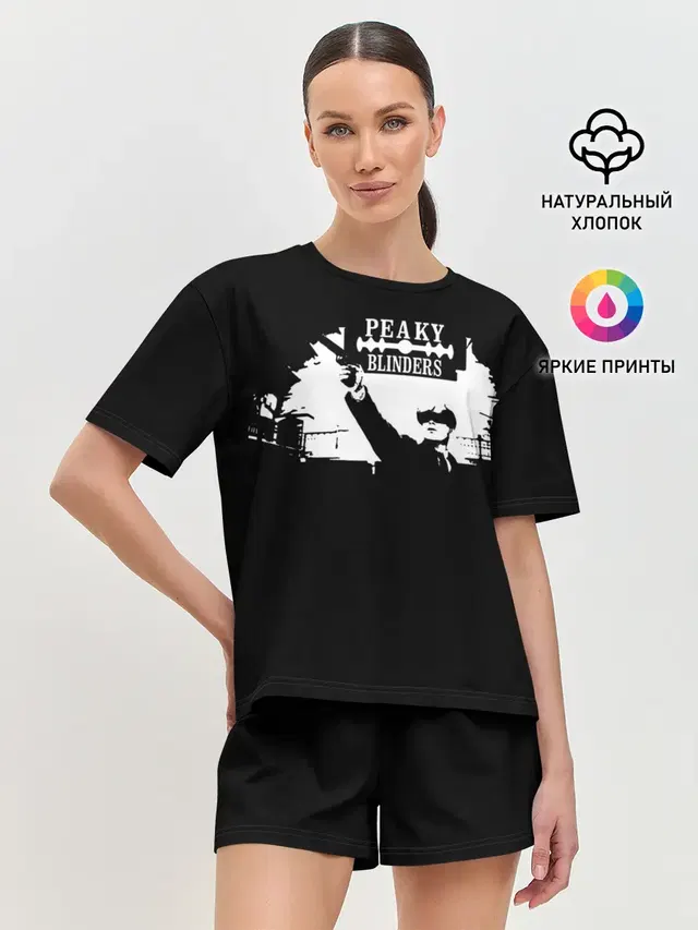 Женская пижама с шортами