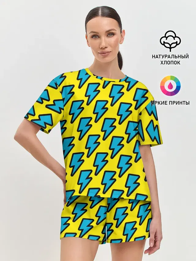 Женская пижама с шортами