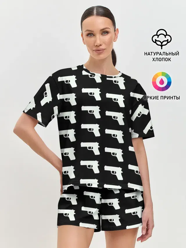 Женская пижама с шортами