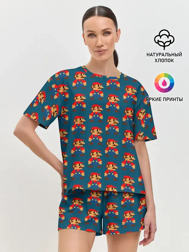 Женская пижама с шортами