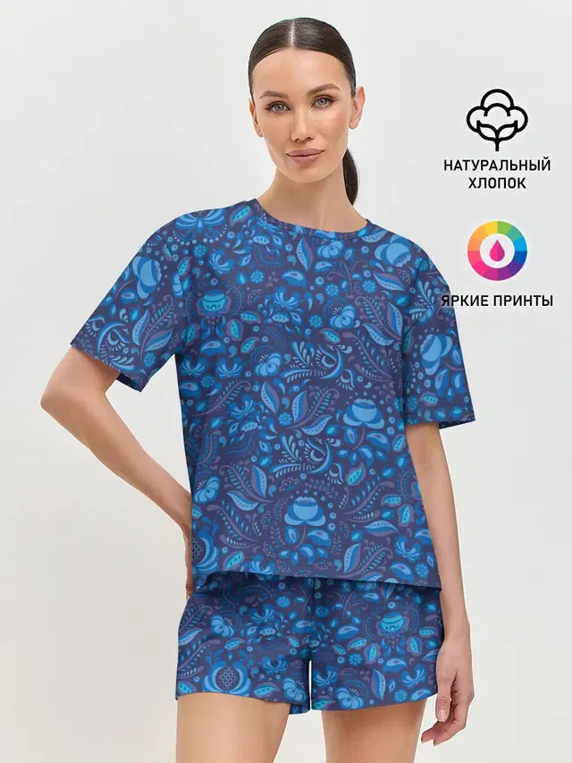 Женская пижама с шортами