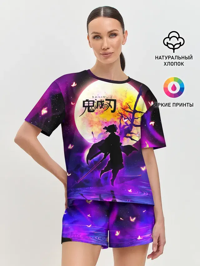Женская пижама с шортами