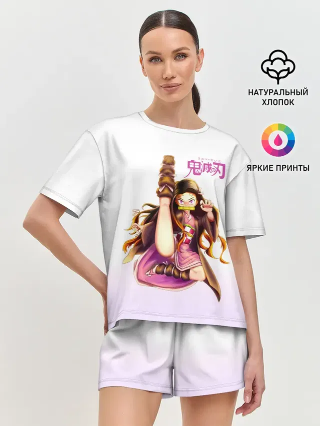 Женская пижама с шортами