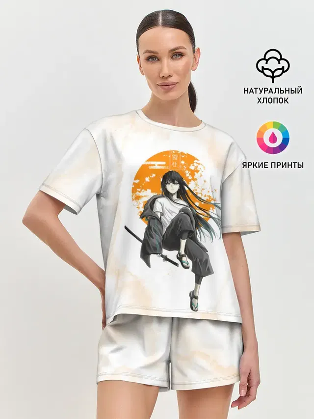 Женская пижама с шортами