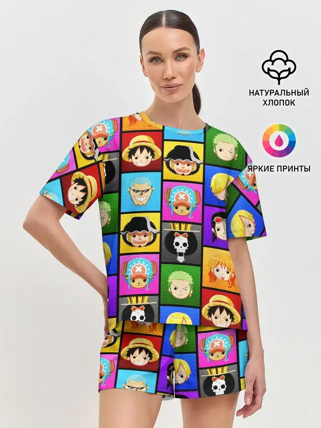Женская пижама с шортами